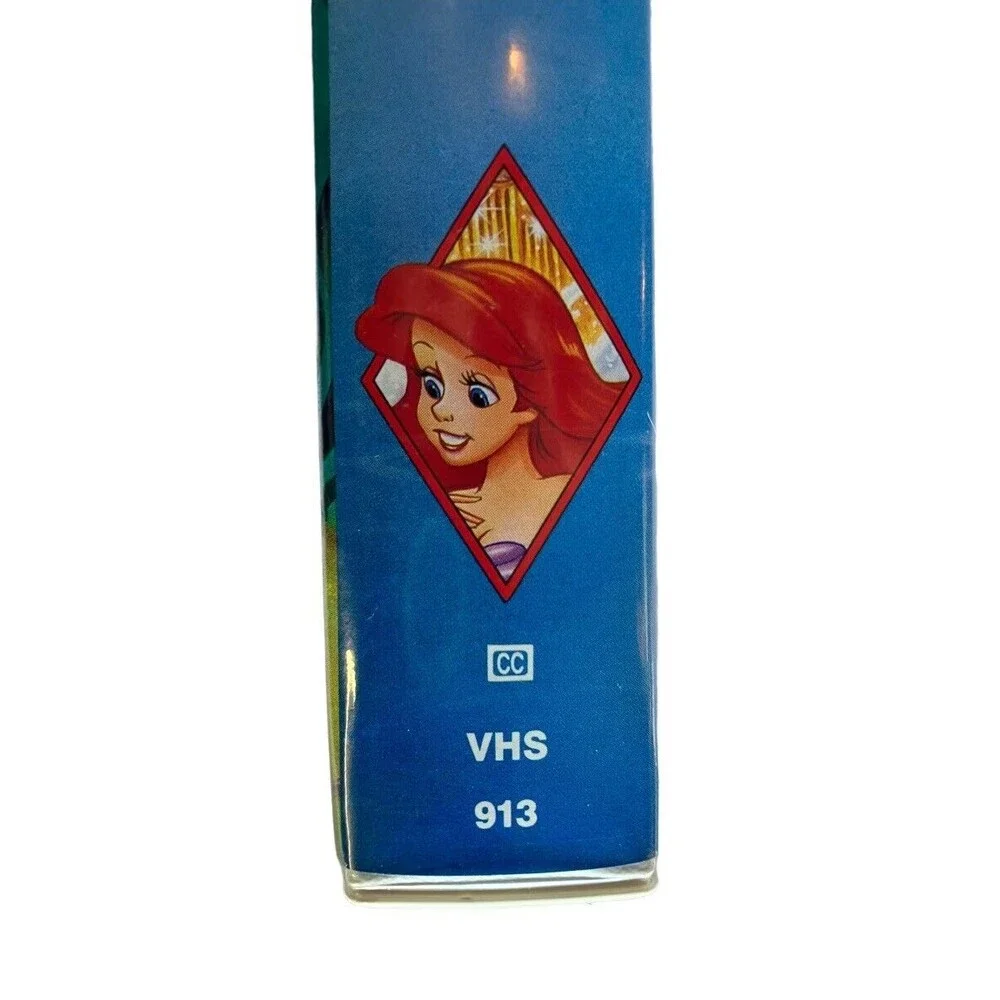 *RARE* Black Diamond Disney The Little Mermaid (VHS, 1989) BANNED COVER ART